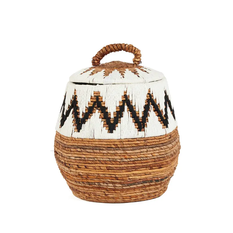De Little Bay Beach Mand Naturel Wit Medium Bazar Bizar