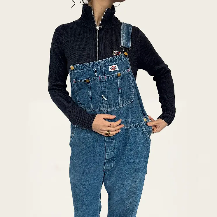 De perfecte Dickies denim overall / tuinbroek
