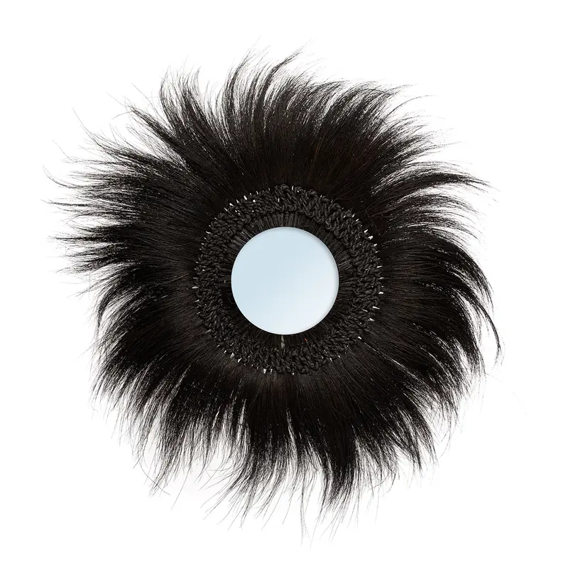 De Simba Spiegel - Zwart - M 70x70cm