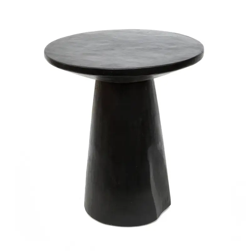 De Timber Conic Bijzettafel Zwart 50 Bazar Bizar