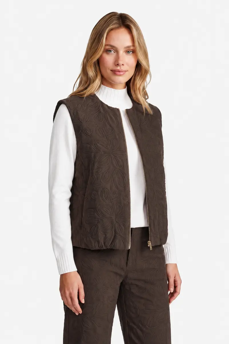 Dea gilet bruin