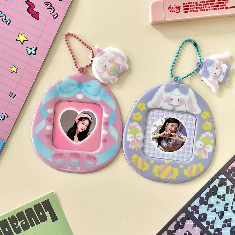 Deco Egg Photo Frame Keychain (2 Designs)