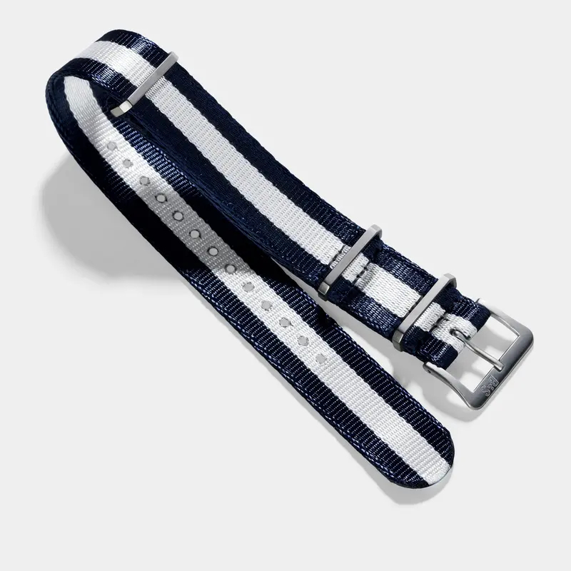 Deluxe Nylon Nato Uhrenarmband 3Stripe