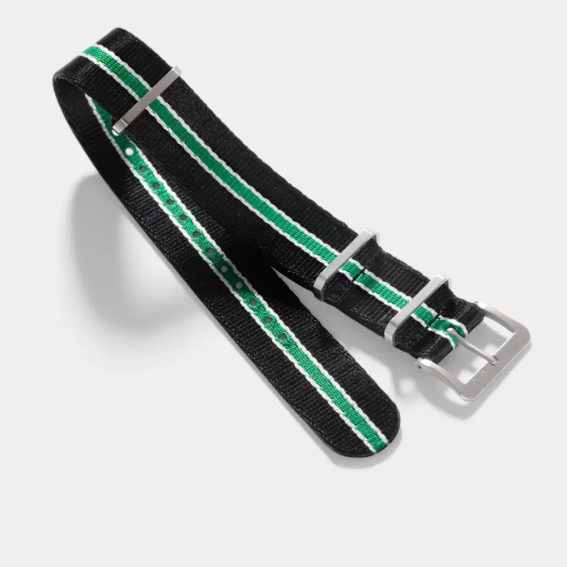 Deluxe Nylon Nato Uhrenarmband 5Stripe