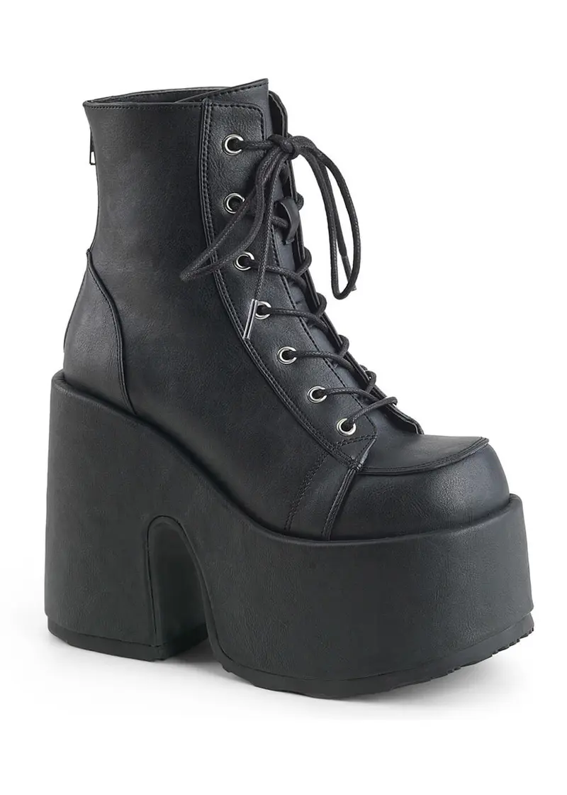 DemoniaCult Camel 203 Platform Boots Black