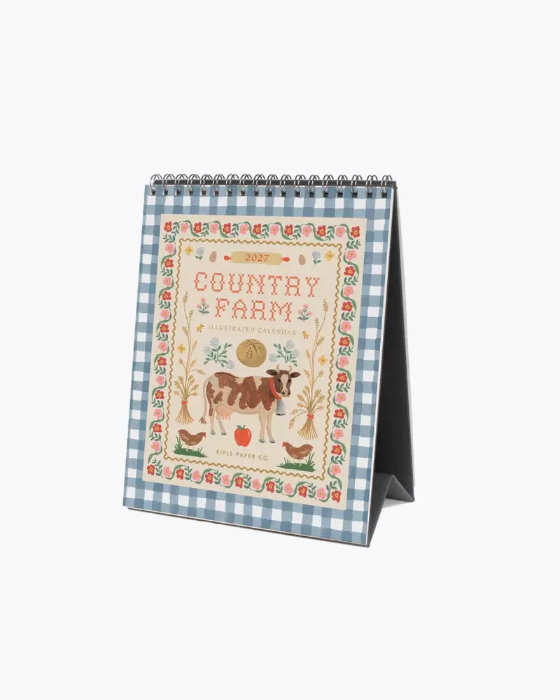 Desk Calendar 2027 - Country Farm
