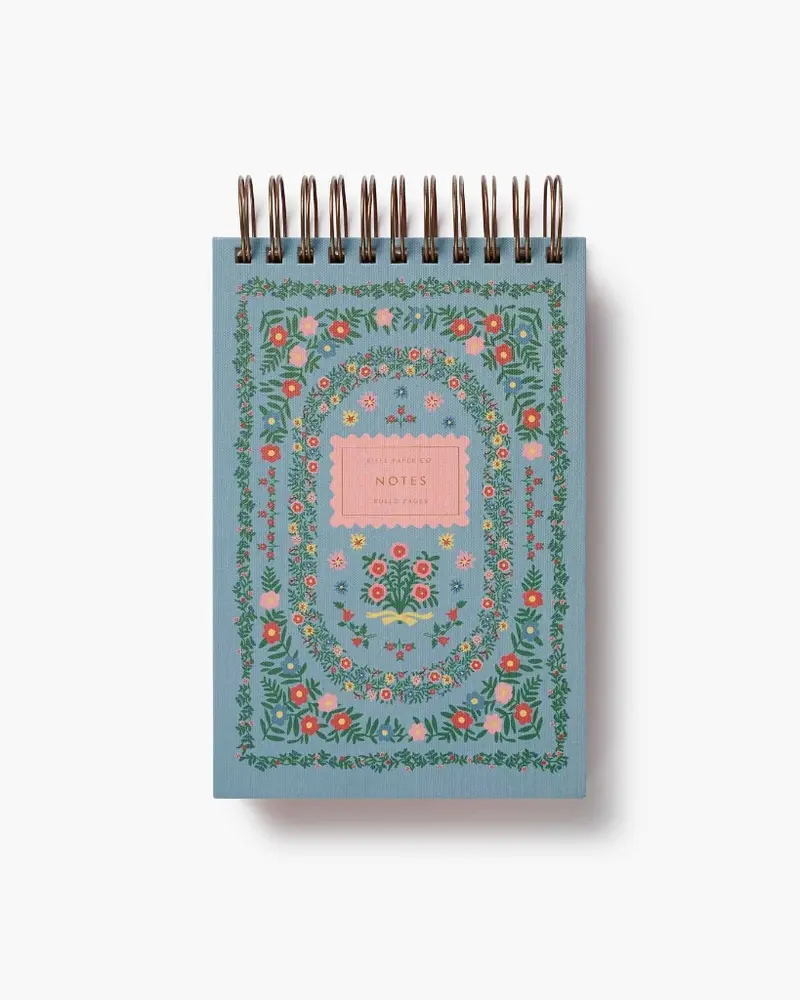 Desktop Spiral Notepad - Rosette