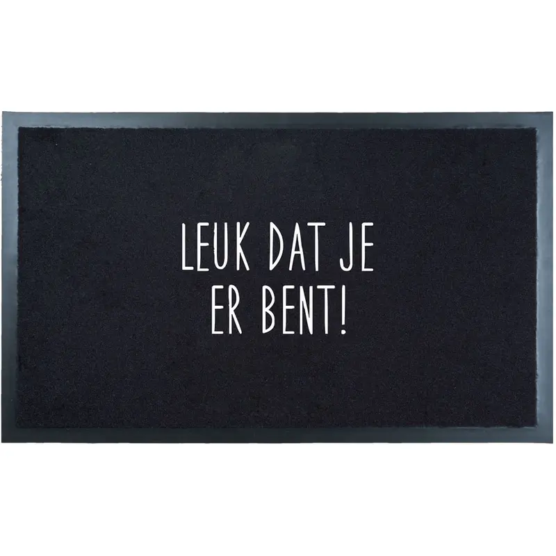 Deurmat Leuk-Dat-Je-Er-Bent Veer Carpets