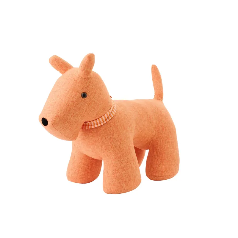 Deurstop Hond met Sjaal Polyester Oranje Large J-Line