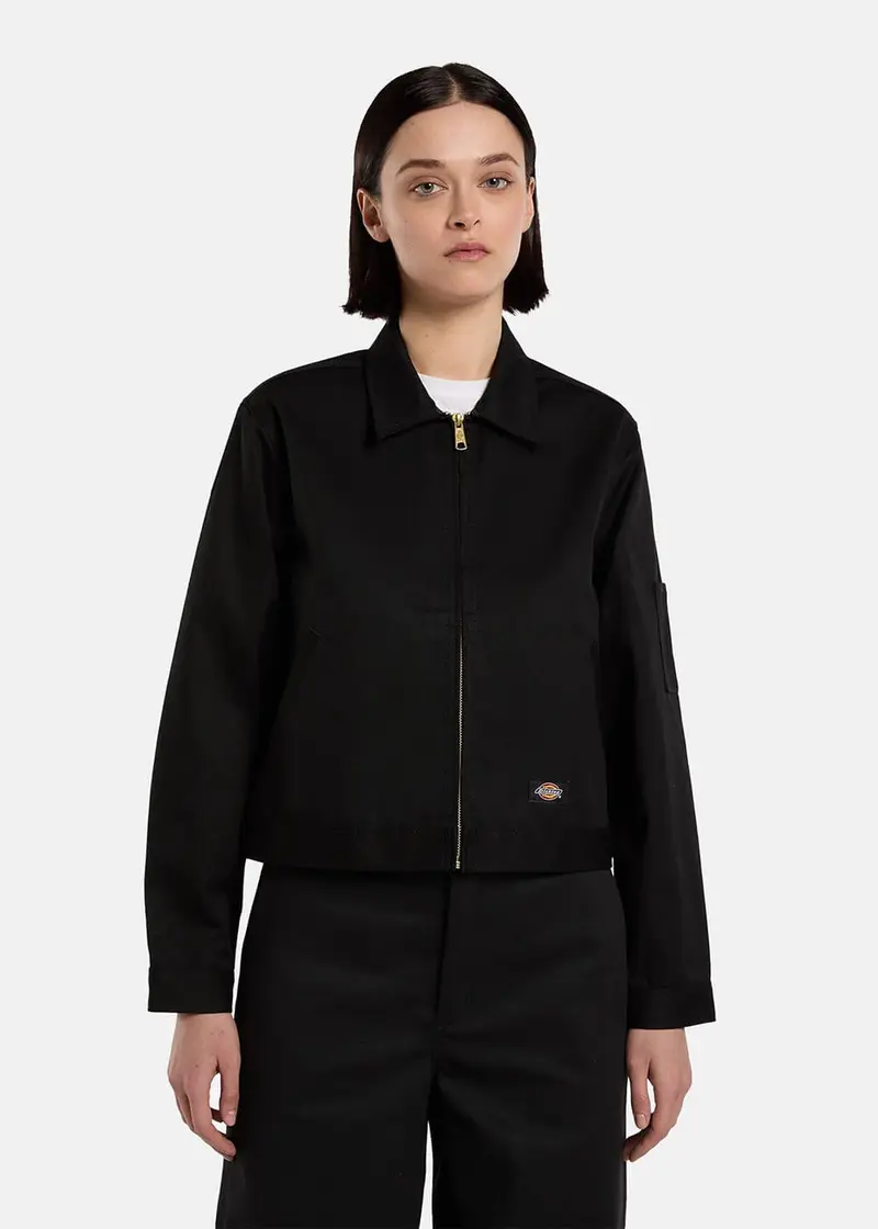 Dickies Women's Ike Unlined Cropped Jacket Black