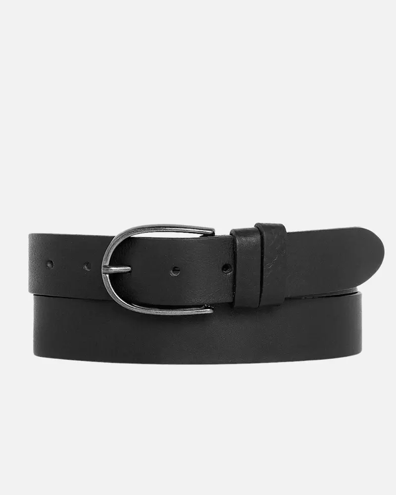 Dieke │ Goede Basis Riem met Zilveren Gesp