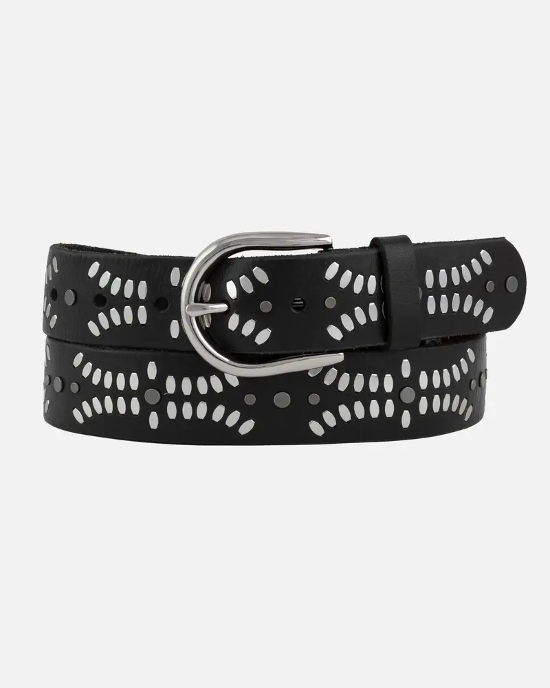 Divera︱Leren riem met studs