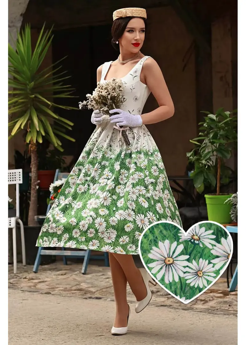 Dolly & Dotty Amanda Raising Daisy 50's Swing Dress