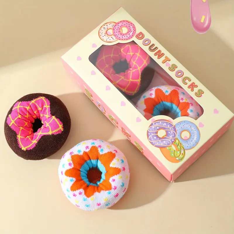 Donut Crew Socks Gift Box (Set of 2 Pairs)
