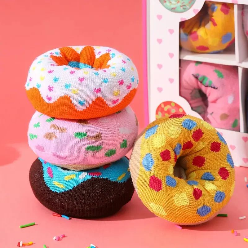 Donut Crew Socks Gift Box (Set of 4 Pairs)