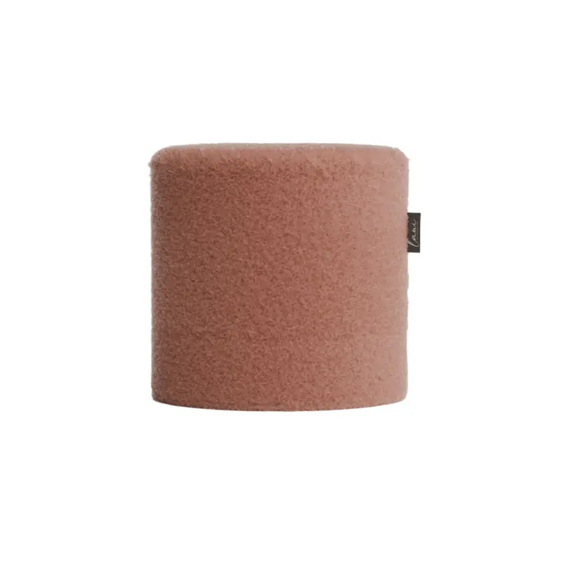 Doodle Round Pouf Ø44 Soft Pink - Laui Lounge