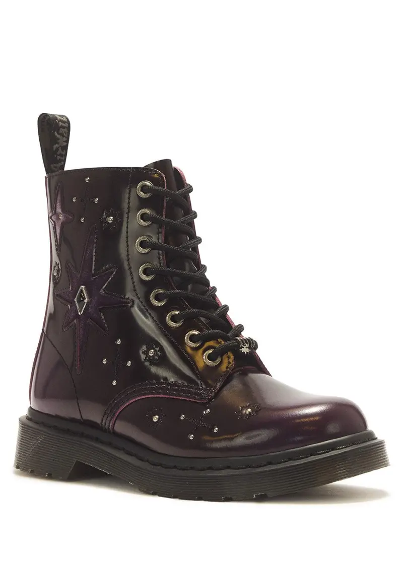 Dr. Martens 1460 Pascal Whimsigoth Lace-Up Boots Purple
