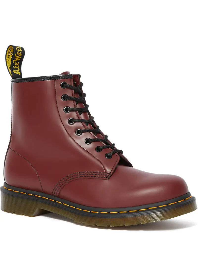 Dr. Martens 1460 Smooth Leather Lace-Up Boots Cherry Red