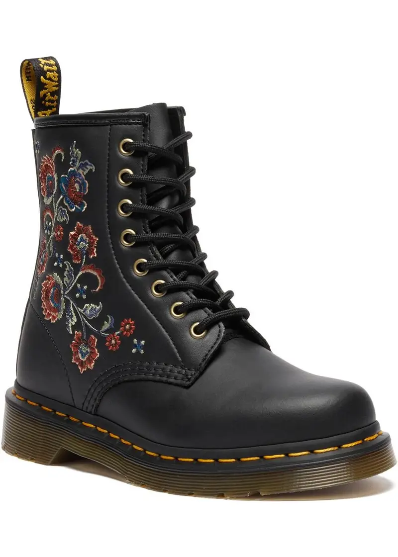 Dr. Martens 1460 Vonda TF Black Leather Lace-Up Boots