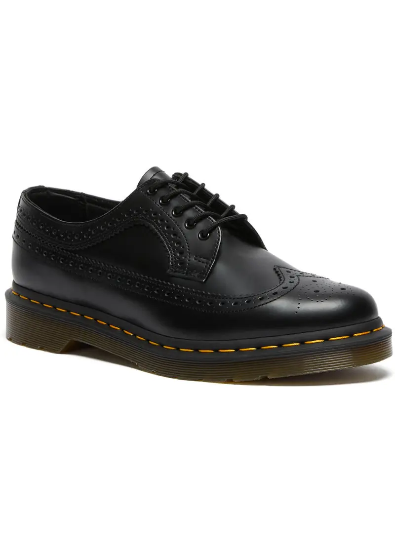 Dr. Martens 3989 Smooth Leather Brogue Shoes Black