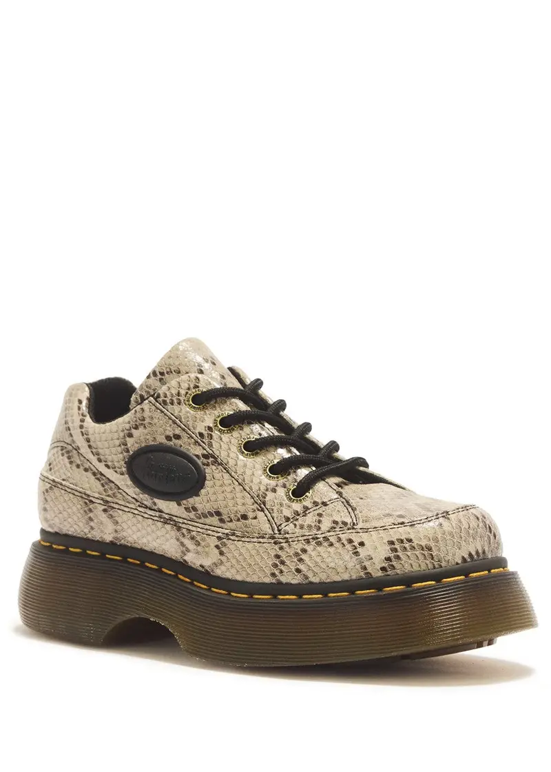 Dr. Martens Buzz 5i Snake Shoes Cream Black
