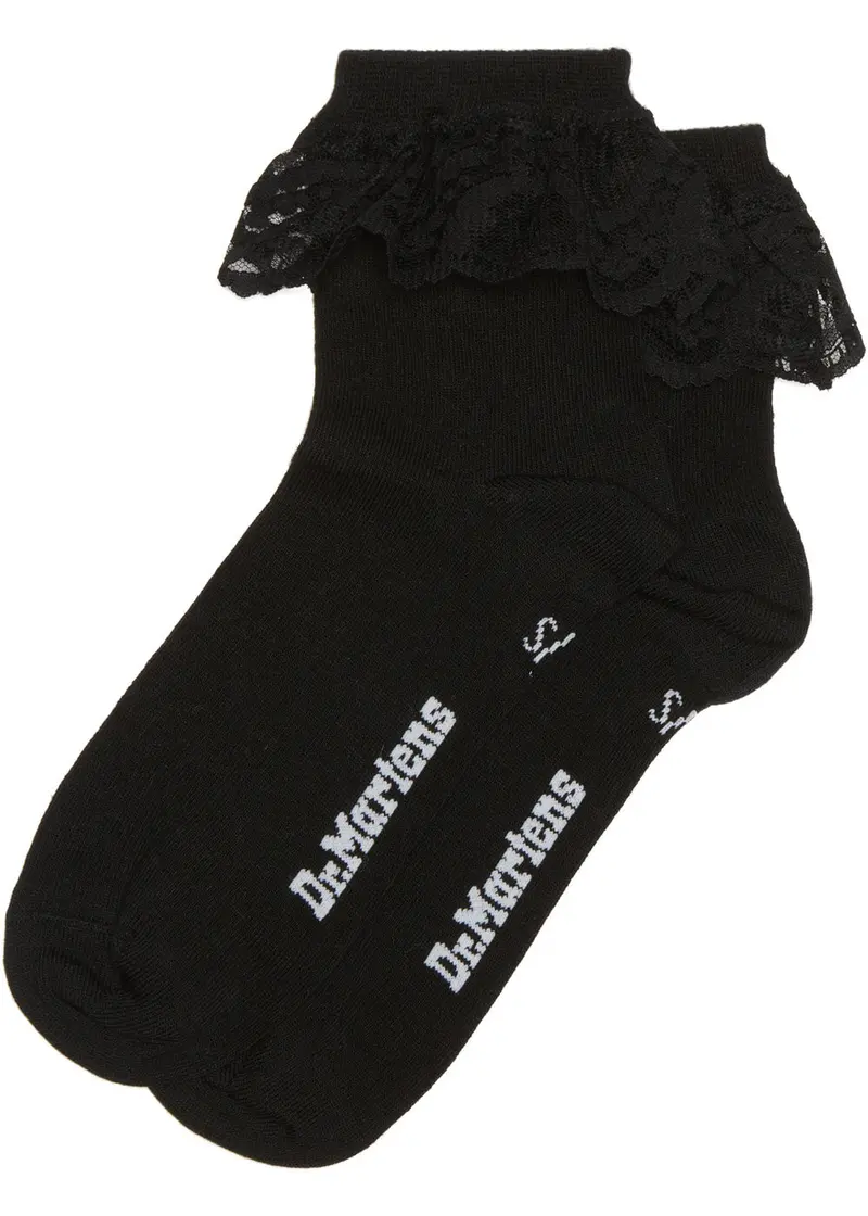Dr. Martens Frill Lace Socks Black