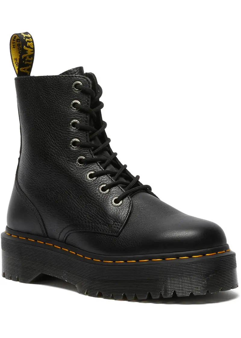 Dr. Martens Jadon lll Soft Leather Pisa Platform Boots Black