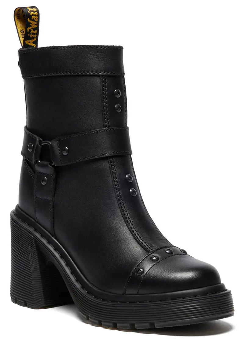 Dr. Martens Spence Harness Sendal Leather Boots Black
