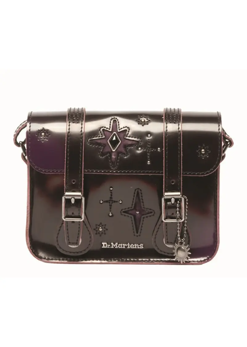 Dr. Martens Whimsigoth Satchel Shoulder Bag Purple Black