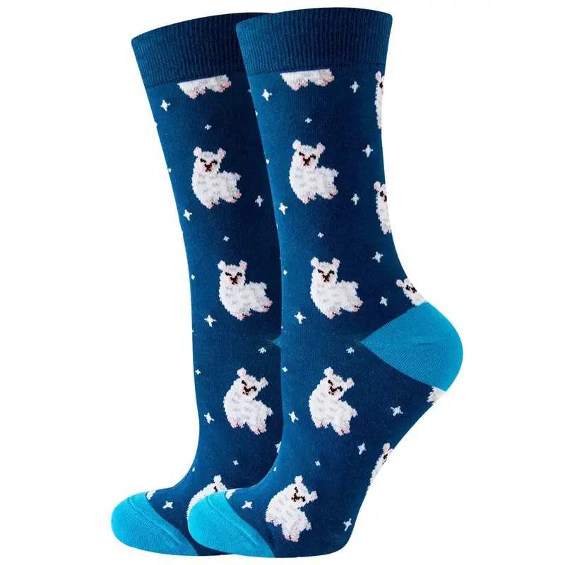Dreamy Alpaca Crew Socks