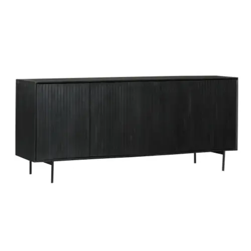 Dressoir Madison Mangohout Zwart 210cm Starfurn