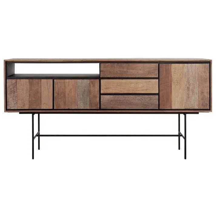 Dressoir Metropole Gerecycled Teakhout Naturel Large 200cm DTP Home