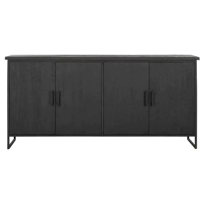 Dressoir Timeless Black Beam No.1 Teakhout Zwart 190cm DTP Home