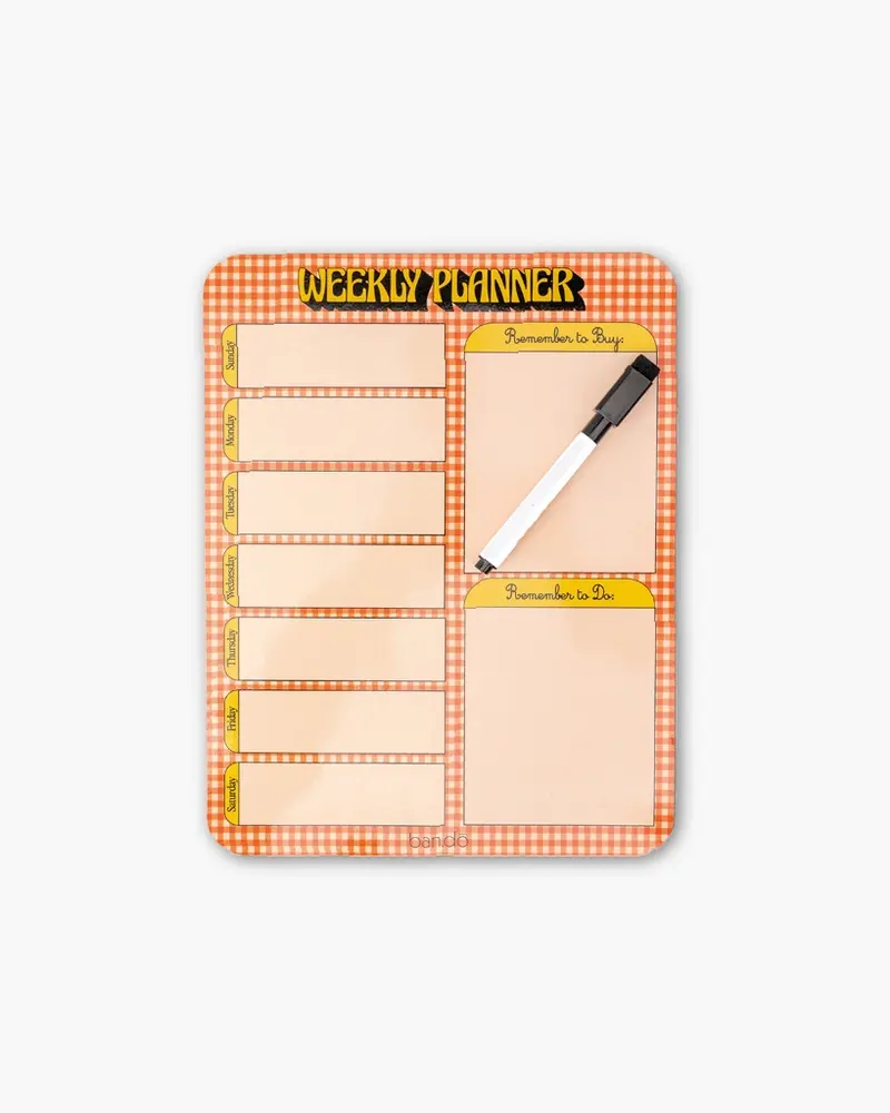 Dry Erase Task Manager - Weekly Planner