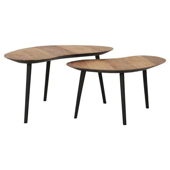 DTP Home Salontafel Highlight Organus Naturel Set van 2