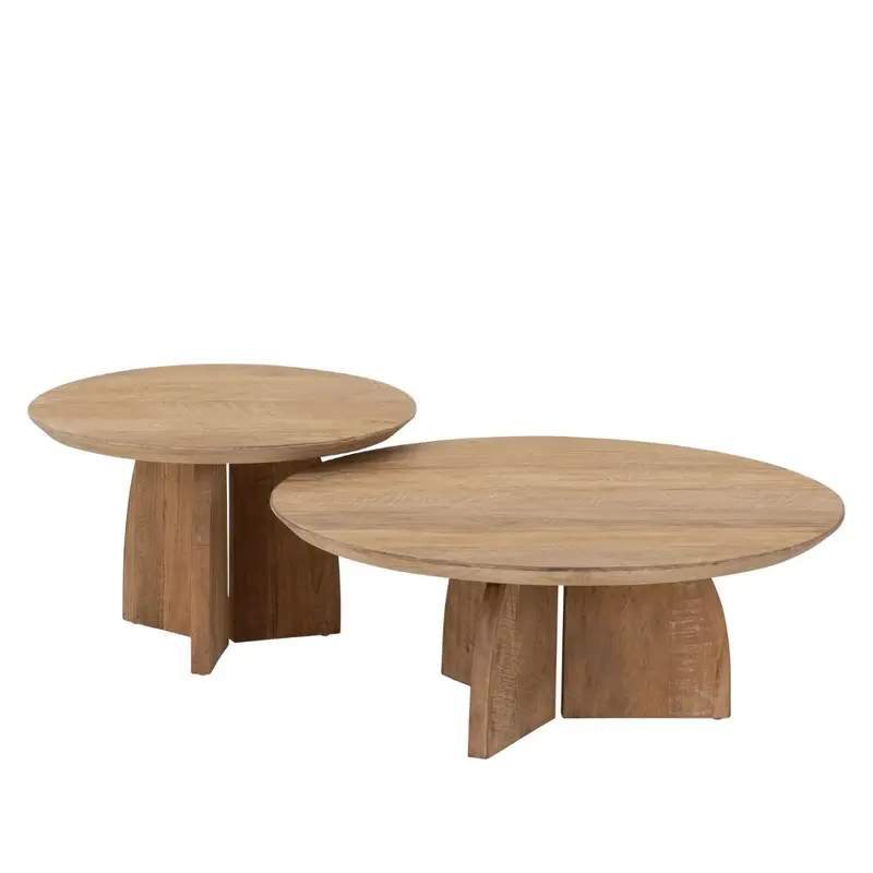 DTP Home Salontafel Nova Set van 2 Teakhout
