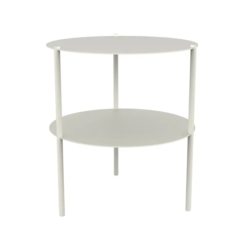 Dualux Koffietafel Wit Staal Steelful