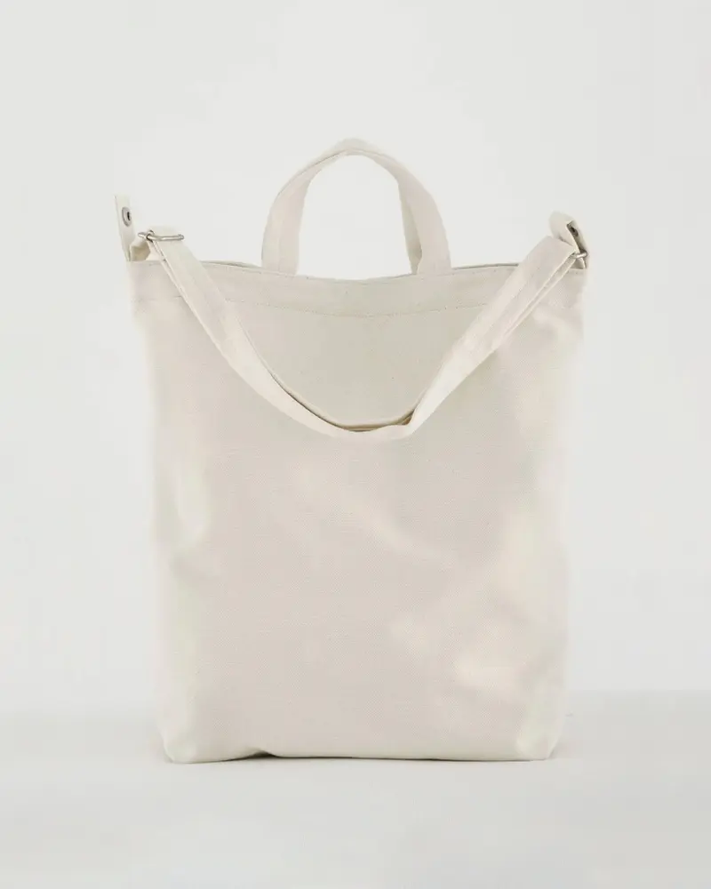 Duck Zip Bag - Natural Canvas