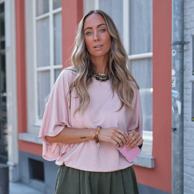 Easy fit tee nude