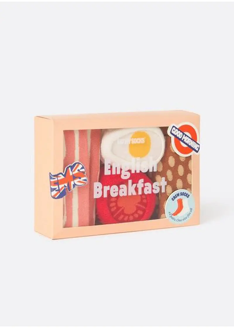 Eat My Socks English Breakfast 2 Pairs of Socks