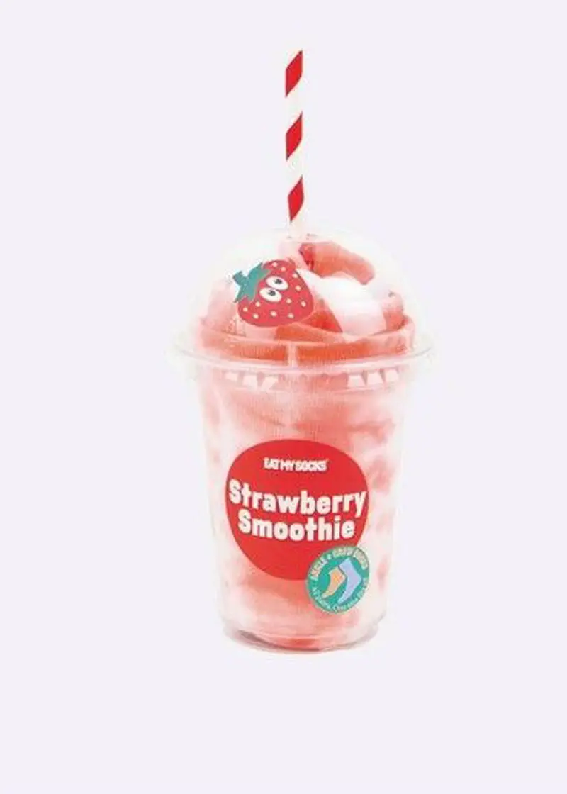 Eat My Socks Strawberry Smoothie 2 Pairs of Socks