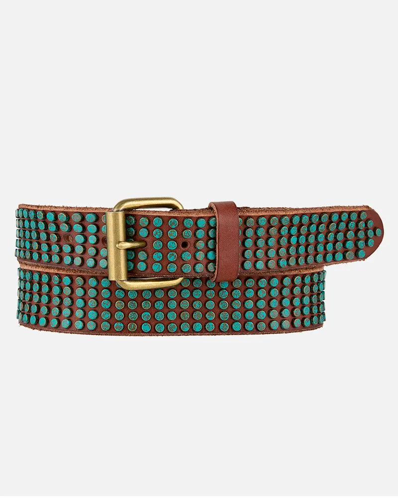 Eden │ Bohemian Leren Riem met Studs