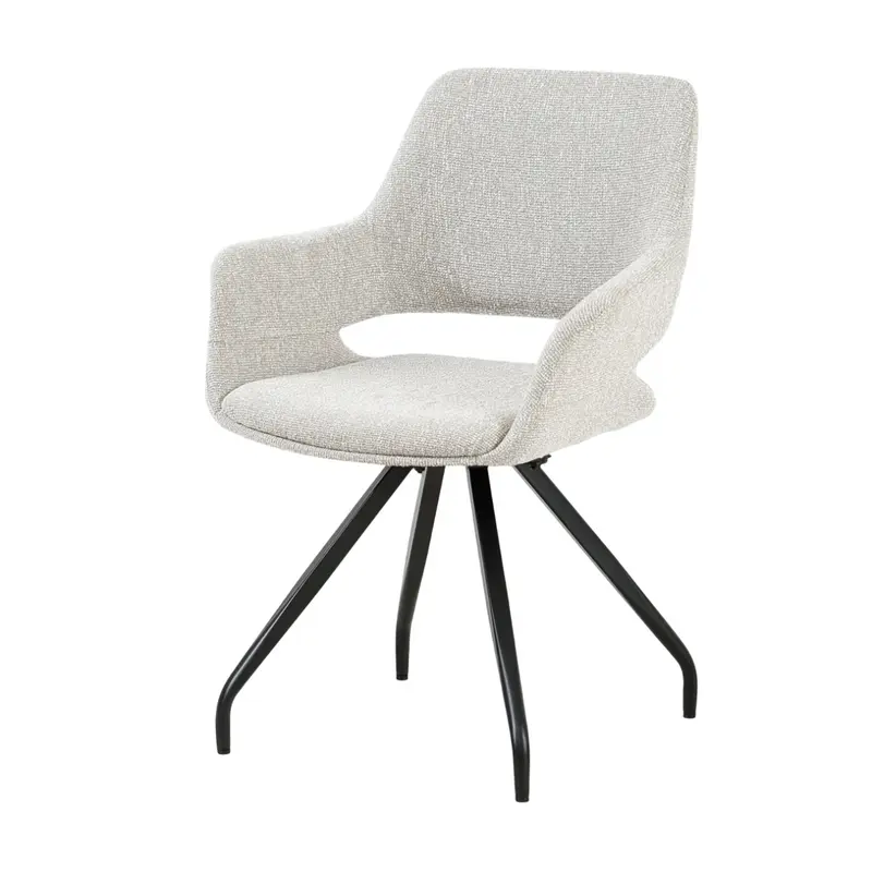Eetkamerstoel Capp Beige Lodge Set van 2 Livingfurn