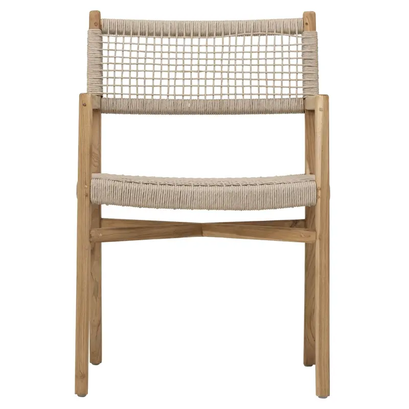 Eetkamerstoel Castello Teakhout Touw Naturel MUST Living