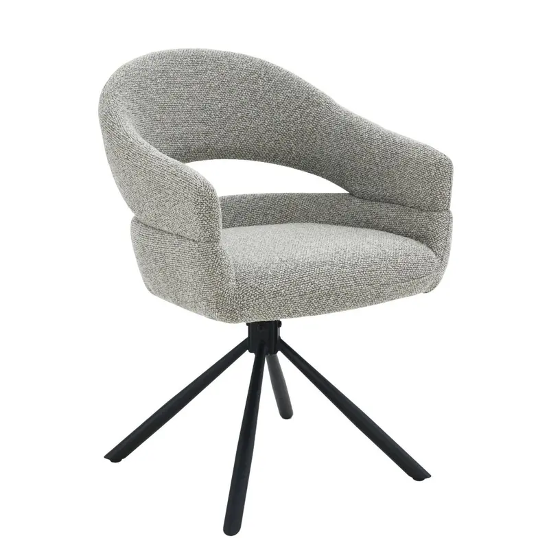 Eetkamerstoel Linn Taupe Set van 2 Livingfurn