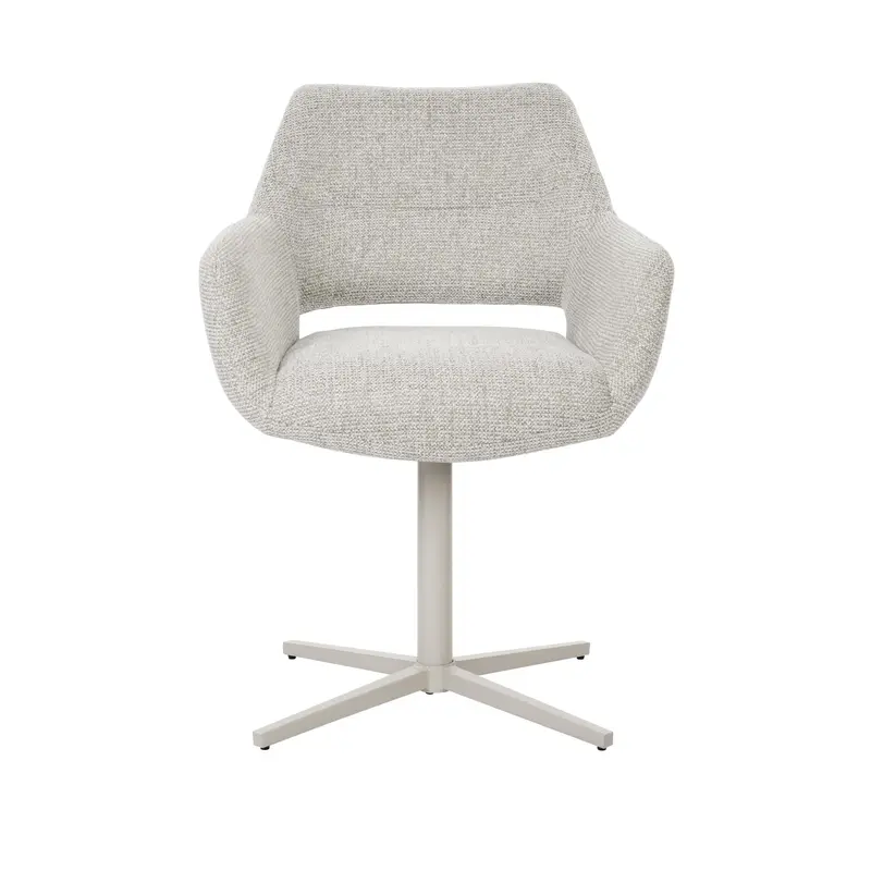 Eetkamerstoel Lux Draaibaar Stof Beige Starfurn