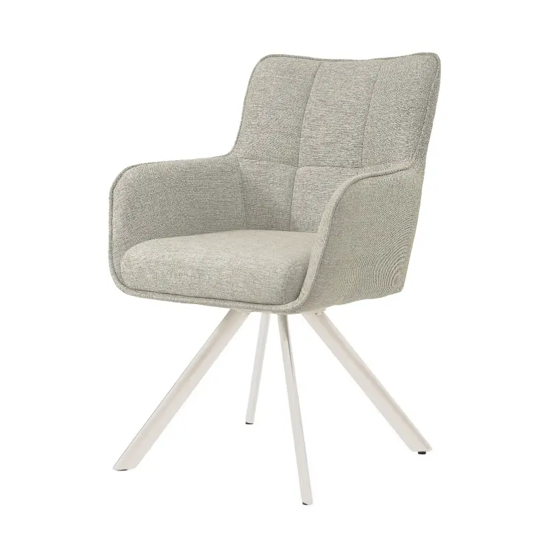 Eetkamerstoel Tori Sand Natural Set van 2 Livingfurn