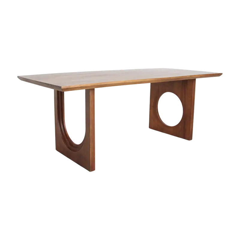 Eetkamertafel Bullnose Chamfered Mix Mangohout 180cm Raw Materials