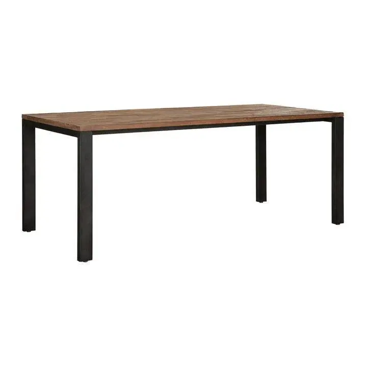 Eetkamertafel Timeless Tracks Gerecycled Teakhout Naturel 175cm DTP Home