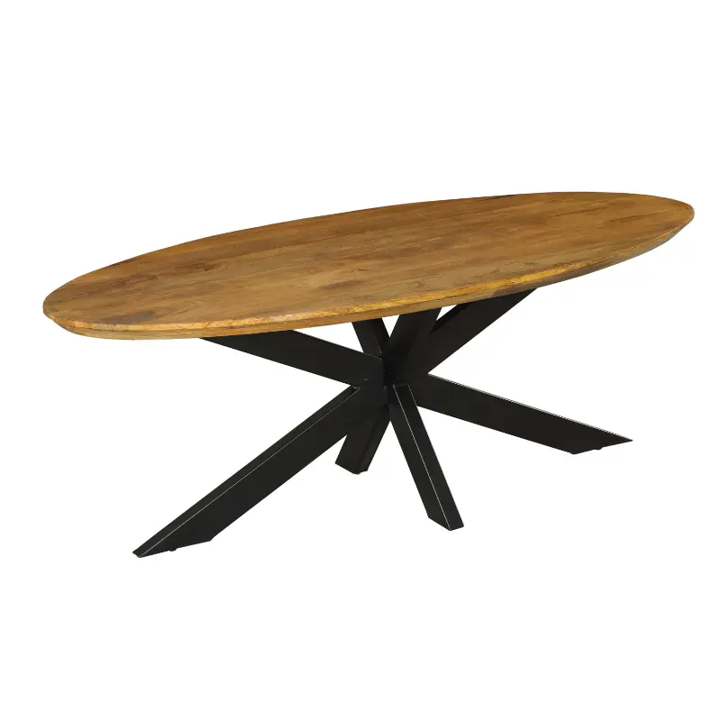 Eettafel Brandy Mangohout Ovaal 180cm Starfurn